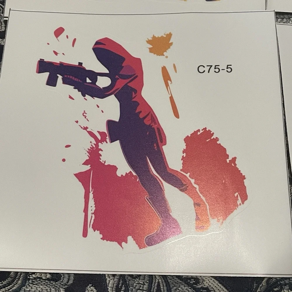Clear Vinyl Decal 6